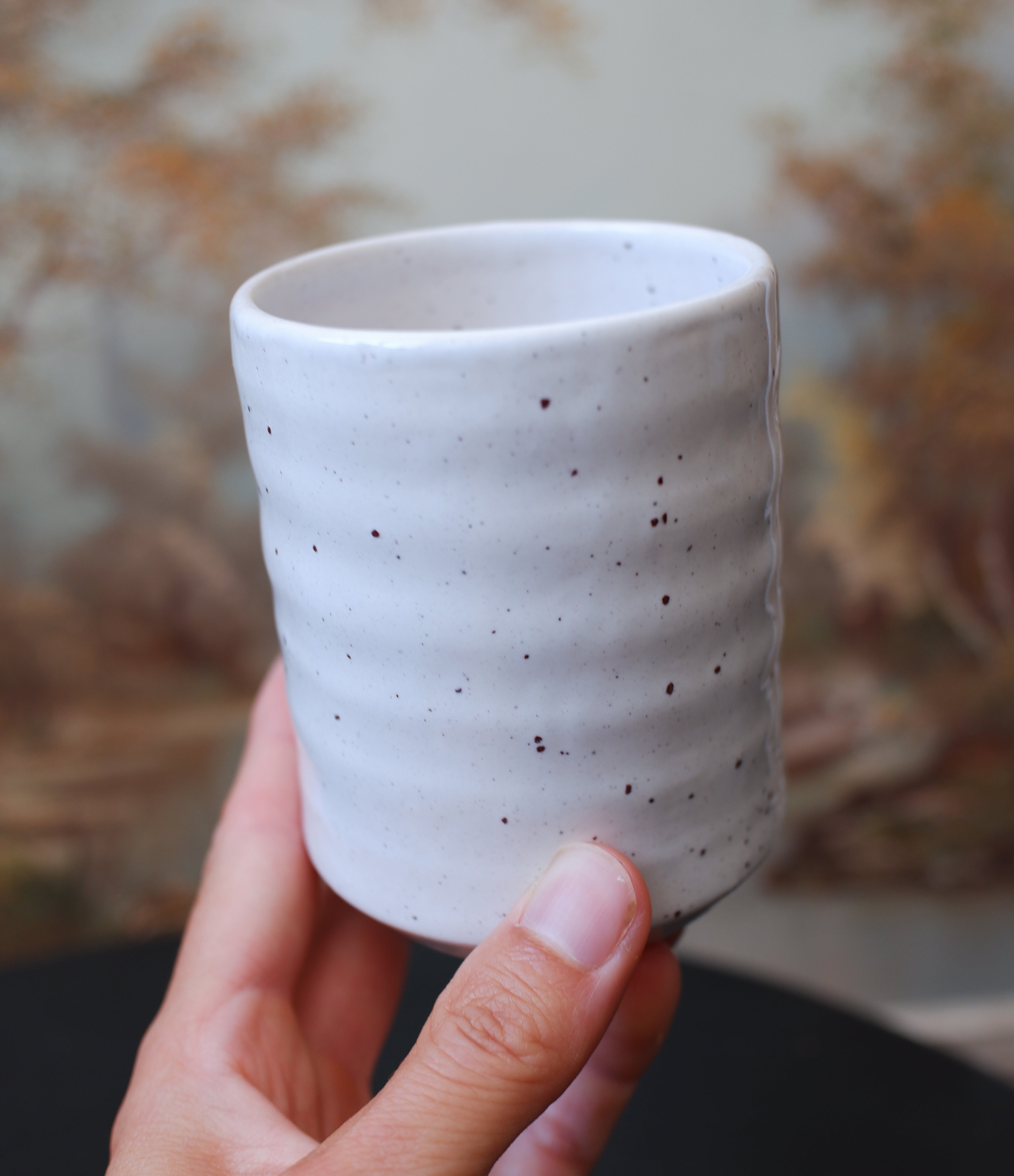 Tasse à thé ondulée